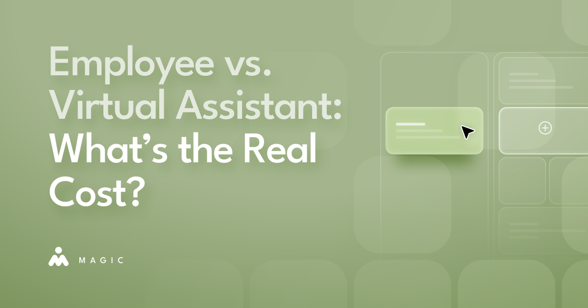 Cost Analysis In-House Employee vs. Virtual Assistant